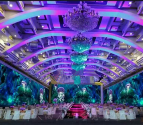 黃河京都大酒店全息宴會(huì)廳視覺(jué)盛